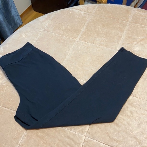 Women with Control black elastic waistband Pants - Picture 2 of 7